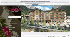 Desktop Screenshot of hotelallarosa.com